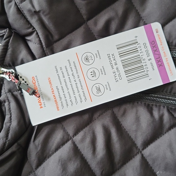 Hawke & Co Diamond Quilted Jacket Full Zip NWT - Picture 3 of 7